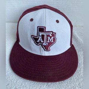 Fitted Adidas Texas A&M Hat, TAMU Aggies Cap Size 7 3/4